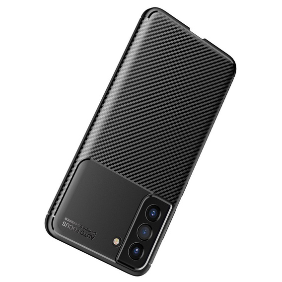 Чoхол до Samsung Galaxy S21 FE, Carbon Gel, чорний