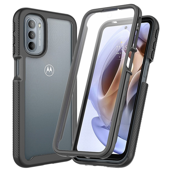Чехол для Motorola Moto G51 5G, Shockproof, с пленкой, синий