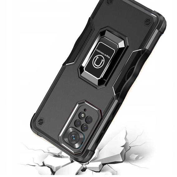 Чoхол до Xiaomi Redmi Note 11 / 11S, Dual-Layer Armor, чорний