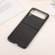 Чохол Cowhide Grain до Samsung Galaxy Z Flip 3,, Black