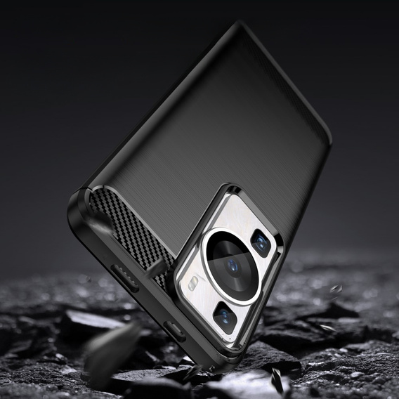Чoхол до Huawei P60 / P60 Pro, Carbon, чорний