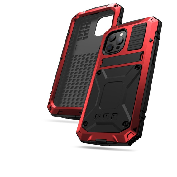 Чохол для iPhone 13, R-JUST, броньований, червоний