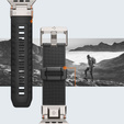 Ремінець SPIGEN для Apple Watch 1/2/3/4/5/6/7/8/SE/Ultra 42/44/45/49MM, Durapro Armor, чорний