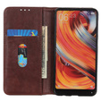Чoхол до Samsung Galaxy S24 Ultra, Wallet Litchi Leather, коричневий