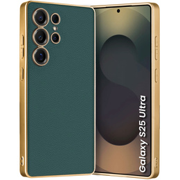 Чoхол до Samsung Galaxy S25 Ultra, GKK Leather, зелений
