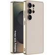 Чехол до Samsung Galaxy S25 Ultra, GKK Leather, титановый серый
