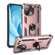 Бронированный Чехол до Xiaomi Mi 11 Lite / Mi 11 Lite 5G / 11 Lite 5G NE, Nox Case Ring, розовый rose gold