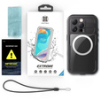 Водонепроникний чохол IP68 для iPhone 16 Pro, SHELLBOX MagSafe, чорний
