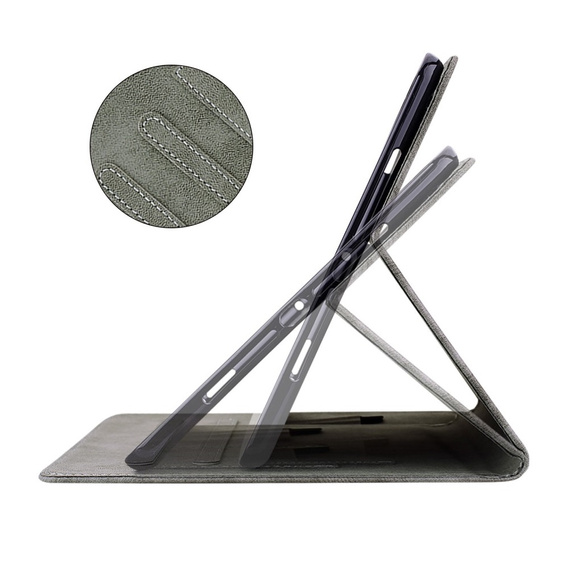 Чехол до Xiaomi Pad 6, Wallet Pen Slot, серый