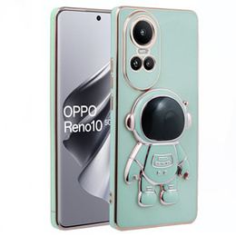Чехол до Oppo Reno 10 / 10 Pro, Astronaut, зелёный