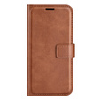 Чехол Wallet до Vivo Y76 5G / Y76s 5G / Y74s, Protective Cover, Brown