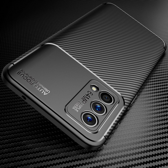 Чехол до Realme GT Master Edition, Carbon Gel, чёрный