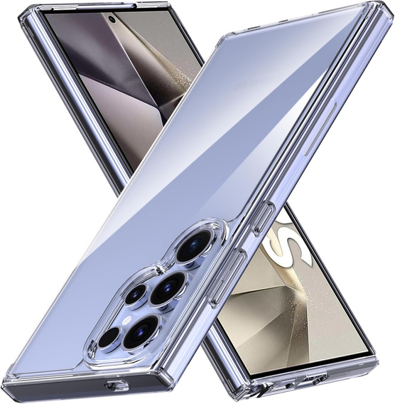 Чехол до Samsung Galaxy S24 Ultra, Fusion Hybrid, прозрачный