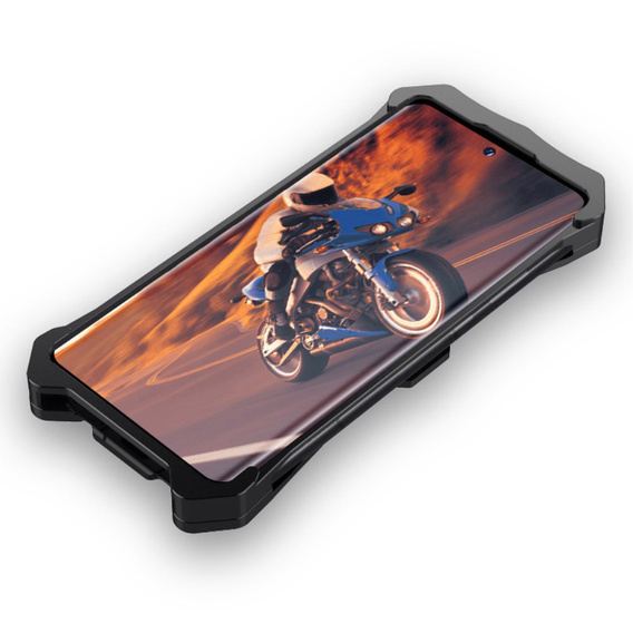 Броньований чохол для Samsung Galaxy A33 5G, Aluminum Alloy, чорний