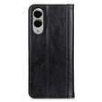 Чохол-фліп для Samsung Galaxy S25 Edge, Split Leather, чорний