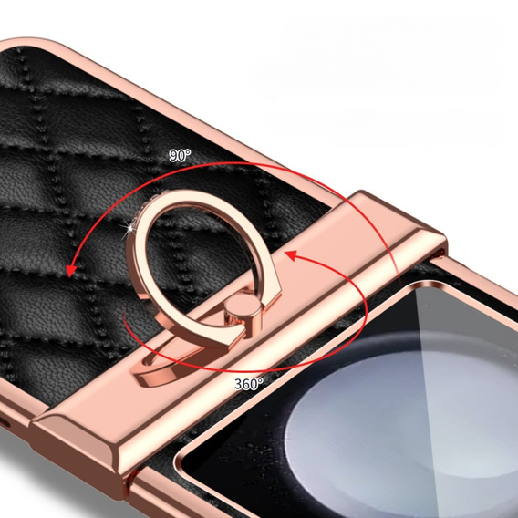 Чохол для Samsung Galaxy Z Flip5 5G, Electro Stitching, чорний