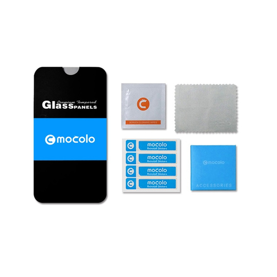 Mocolo Full Glue закаленное стекло для Xiaomi Redmi Note 9S / 9 Pro / 9 Pro Max, чёрная рама