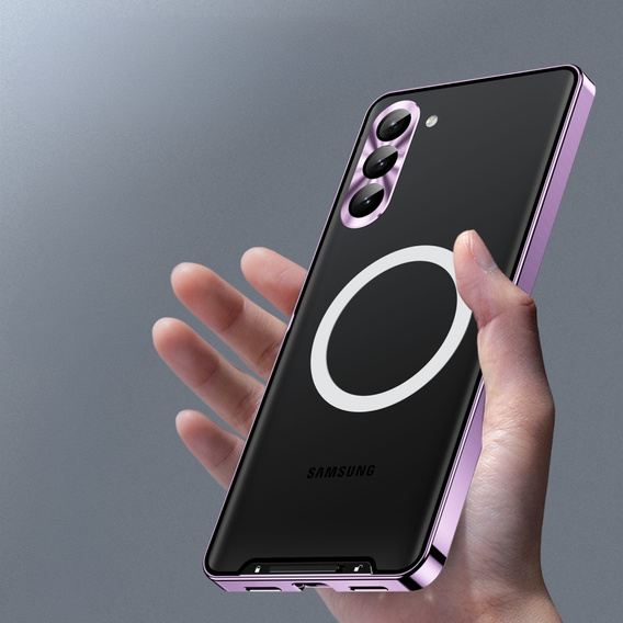 Защитный чехол для камеры Samsung Galaxy S23, CamShield MagSafe, прозрачный / фиолетовый