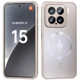 Чехол для Xiaomi 15, MagSafe, титановое золото