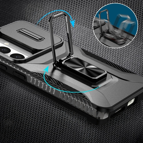 Чохол для Samsung Galaxy S24+ Plus, кришка об'єктива, чорний