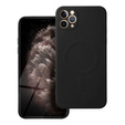Чехол Silicone до iPhone 11, MagSafe, Black