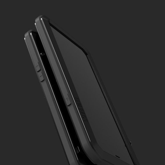 Чoхол Love Mei до iPhone 13 Pro Max, armored with glass, чорний