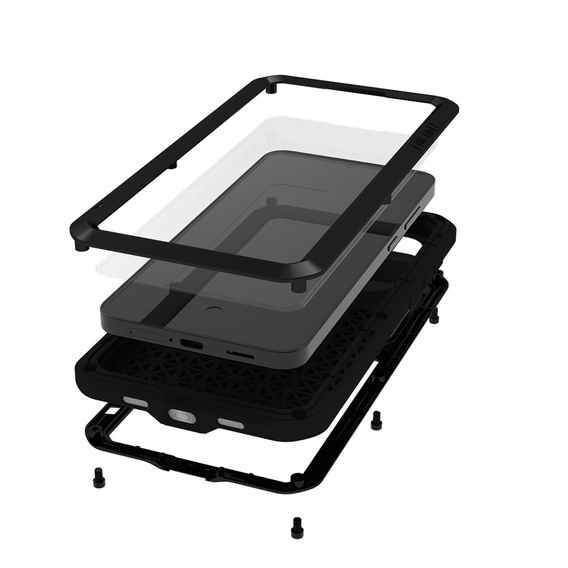 Броньований чохол із загартованим склом для Samsung Galaxy S25 FE