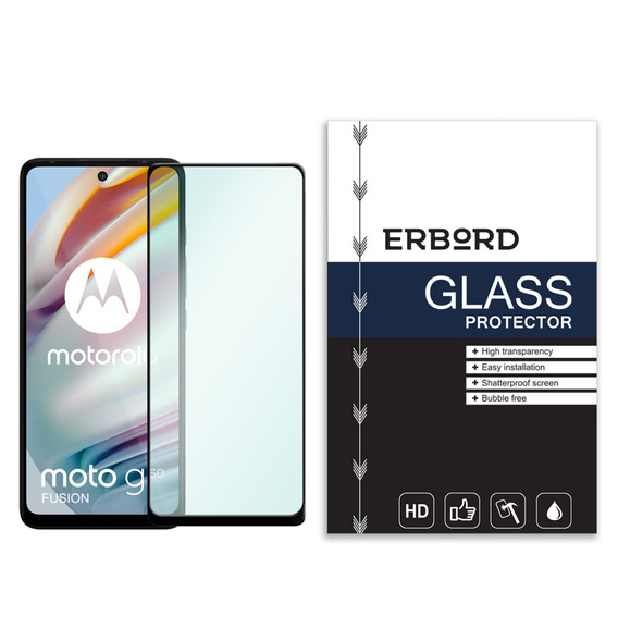 Загартоване скло 3D ERBORD до Motorola Moto G40 Fusion/Moto G60