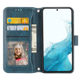 Чохол-книжка для Samsung Galaxy A54 5G, Wallet Zipper Pocket, з плечовим ременем, м'яти