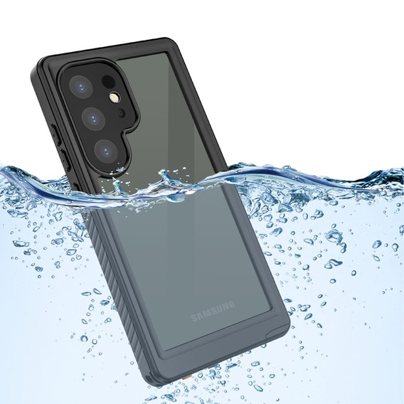 Водонепроникний чохол IP68 для Samsung Galaxy S24 Ultra, Redpepper, чорний