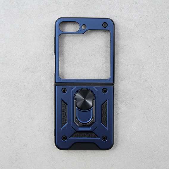 Бронированный Чехол до Samsung Galaxy Z Flip5 5G, Nox Case Ring, синий