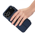 Чехол Dux Ducis для iPhone 17 Pro Max, Skin Pro, с клапаном, со слотом для карт, темно-синий