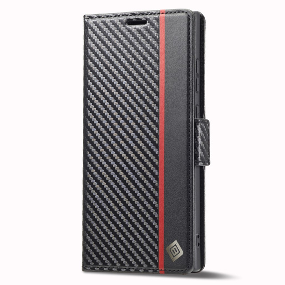 Чохол-книжка для Samsung Galaxy S23 Ultra, Carbon LC.IMEEKE, чорний