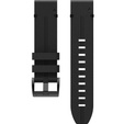 Кожаный ремешок для часов Garmin Fenix 5/6/6 Pro / 7 / Forerunner 935/945 (22mm), Black