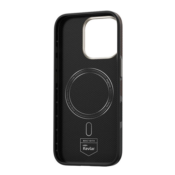 Чохол BENKS Kevlar Magnetic Armor Pro Prestige 600D Y065 для MagSafe з активною кнопкою для iPhone 16 Pro