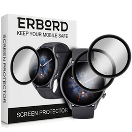 2x Гібридне скло ERBORD для Amazfit GTR 3 / 3 Pro