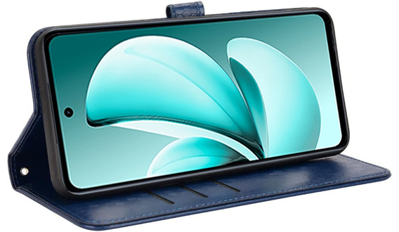Флип-кейс для Realme C71, Wallet Rhombus, синий