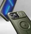 Броньований чохол для iPhone 15, Dexnor CamProtect MagSafe, зелений (Дві рамки)