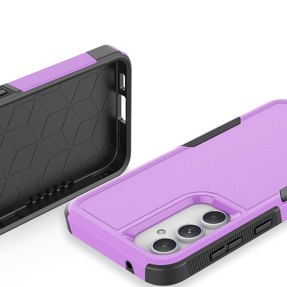 Бронированный чехол для Samsung Galaxy S23 FE, Dual Shockproof, фиолетовый