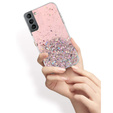Чoхол до Samsung Galaxy S21+ Plus, Glittery, рожевий