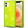 Чoхол Square Glitter до iPhone 12, Green