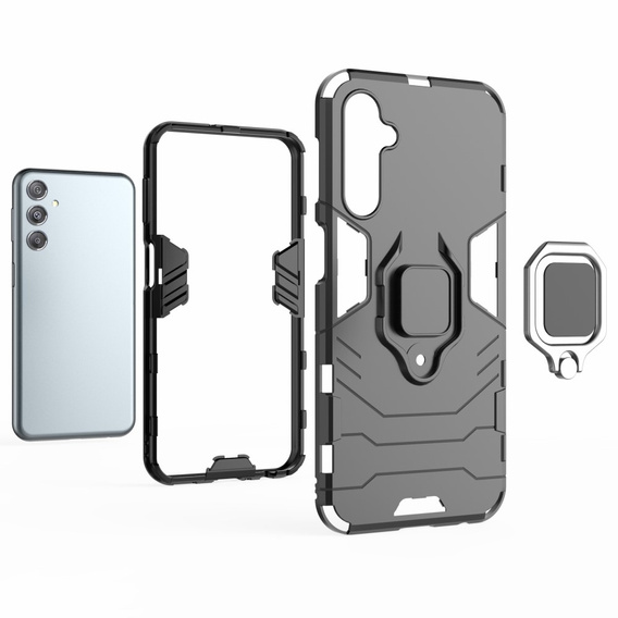 Чехол до Samsung Galaxy M34, Kickstand Ring, чёрный