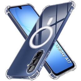 Чехол для Samsung Galaxy A17 5G, для MagSafe, усиленный, прозрачный