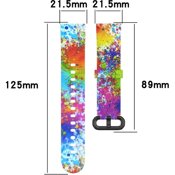 Силиконовый ремешок для Xiaomi Mi Watch Lite, Colorful Print