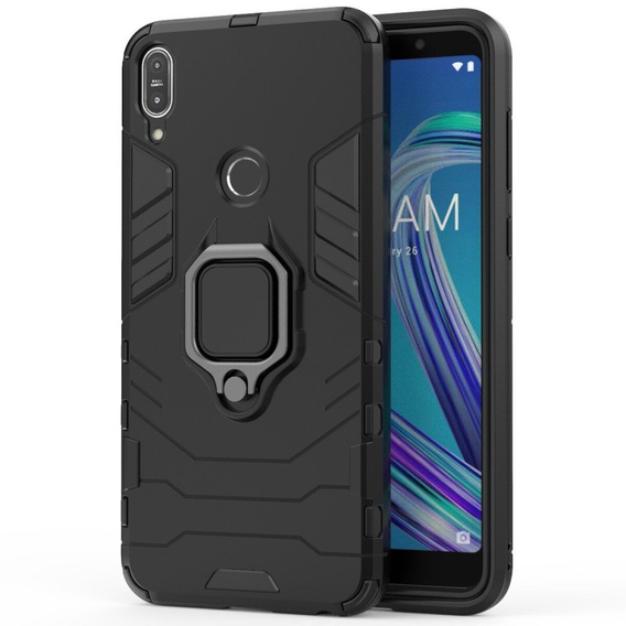 Чoхол до Asus ZenFone Max Pro M1 ZB602KL, Kickstand Ring, чорний