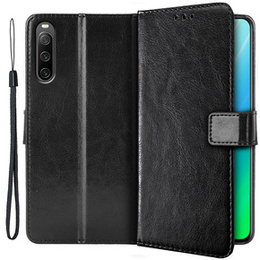 Откидной чехол для Sony Xperia 10 IV, Wallet, чёрный