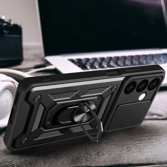 Чохол NOX Camera Slide Samsung Galaxy S24+ Plus, CamShield Slide, чорний