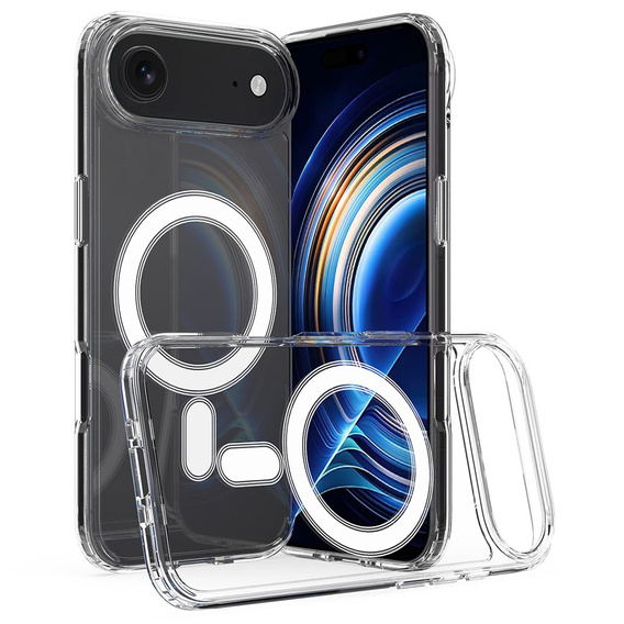 Чохол для iPhone Air, для MagSafe, прозорий