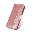 Откидной чехол для Xiaomi Redmi Note 8 Pro, Wallet Zippered, розовый rose gold