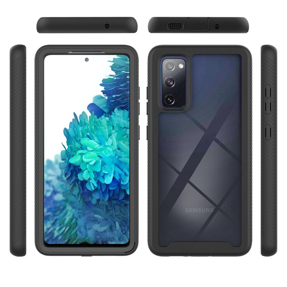 Чехол для Samsung Galaxy S20 FE, Shockproof, с пленкой, чёрный